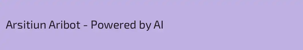 Arsitiun Aribot - Powered by AI